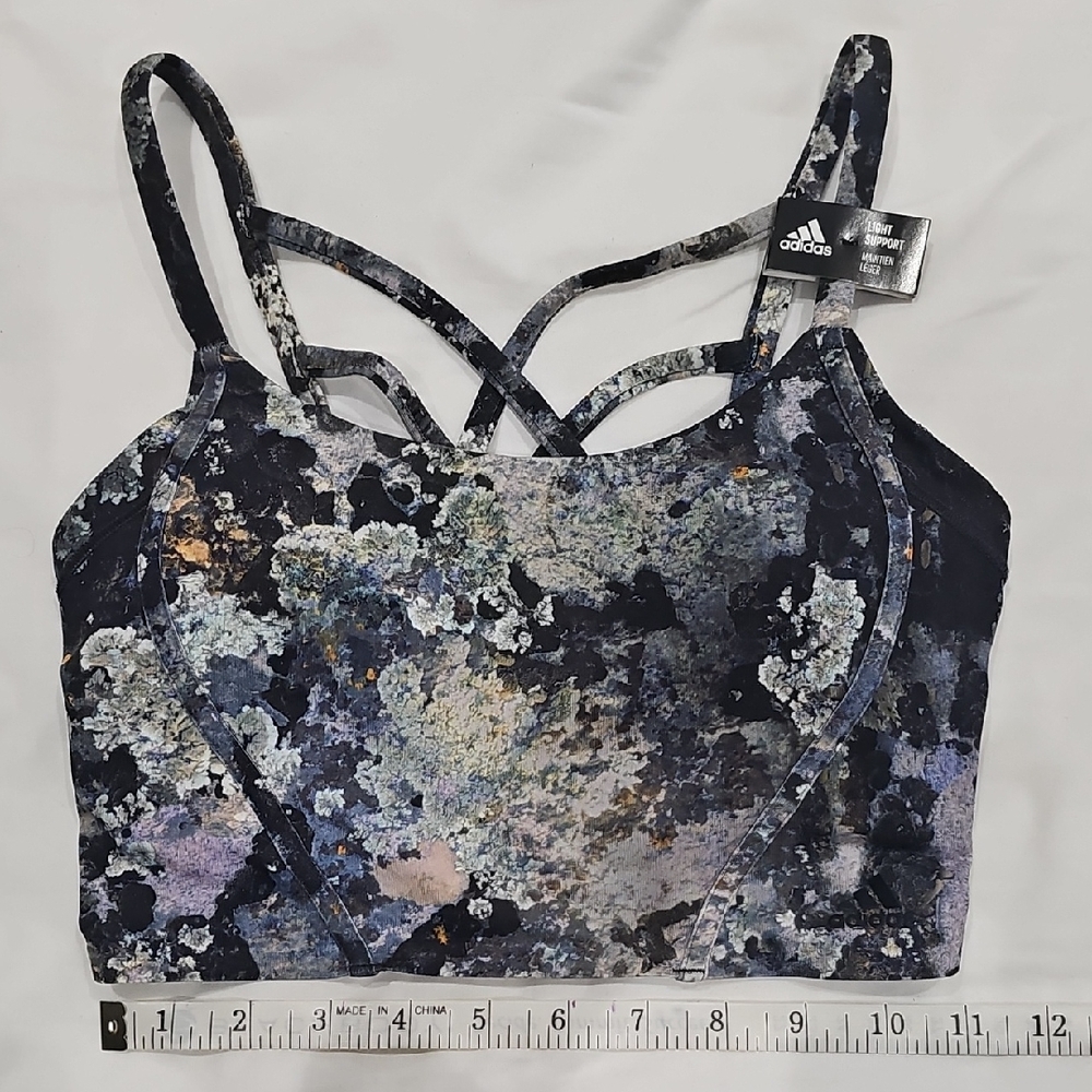 Adidas Abstract Patterned Sports Bra